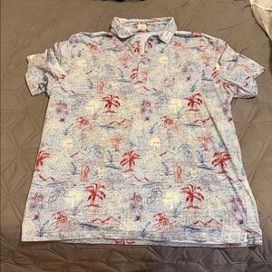 Johnnie O Men's Tropical Print Shirt - Multicolor